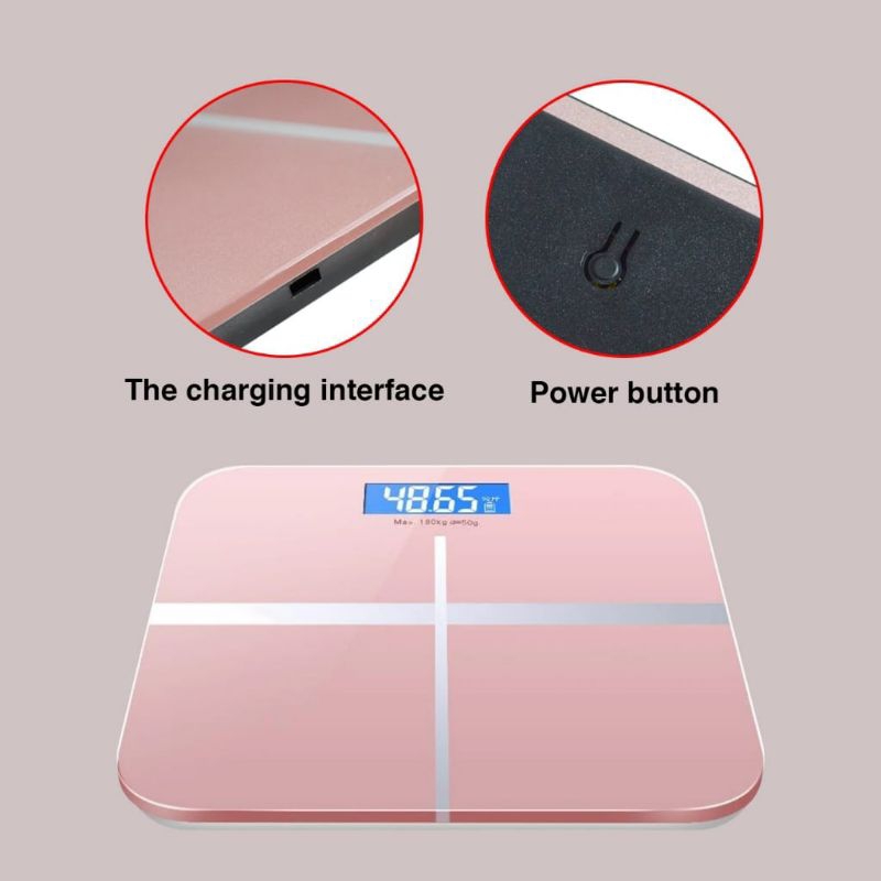 TIMBANGAN BADAN LCD POLOS TIMBANGAN BERAT BADAN DIGITAL