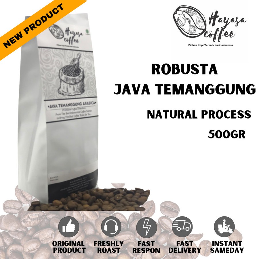 

Kopi Hayasa Temanggung Robusta - 500Gr