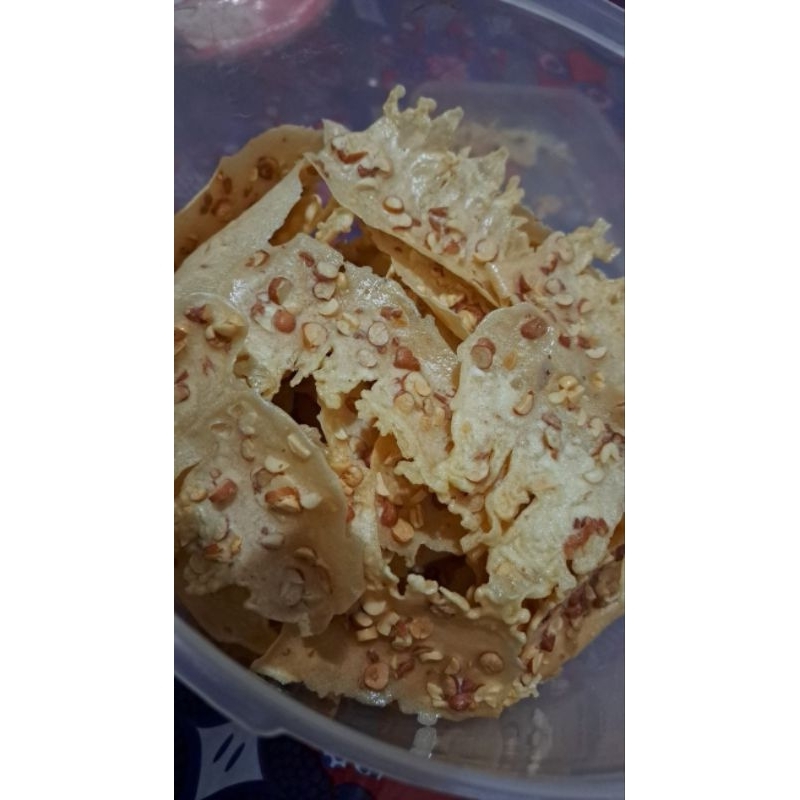 

Peyek Renyah Asin Gurih 500gr by maminchips