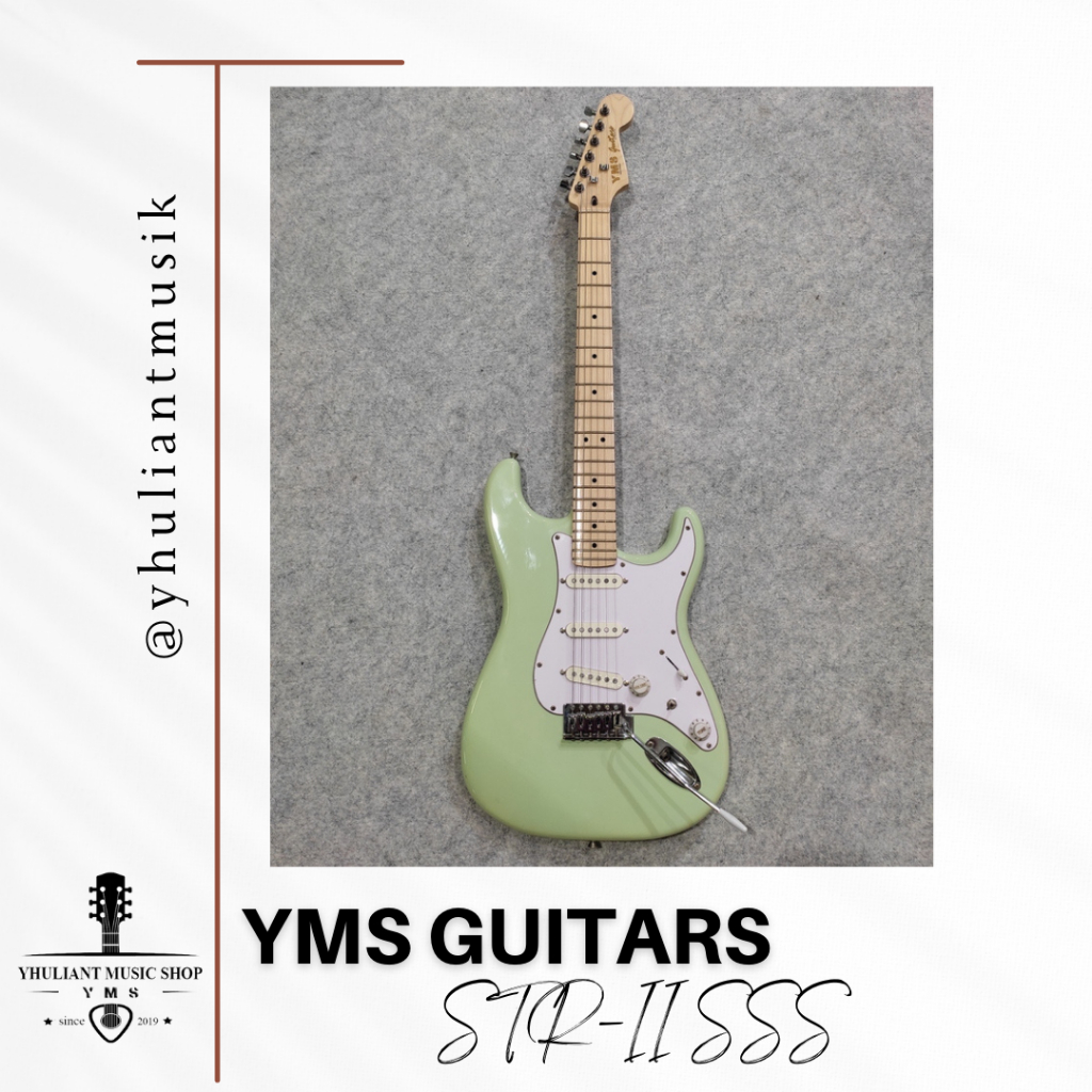 YMS Guitars STR II Series SSS Alnico V Pickup Mod 7 Sound Original Made in Indonesia
