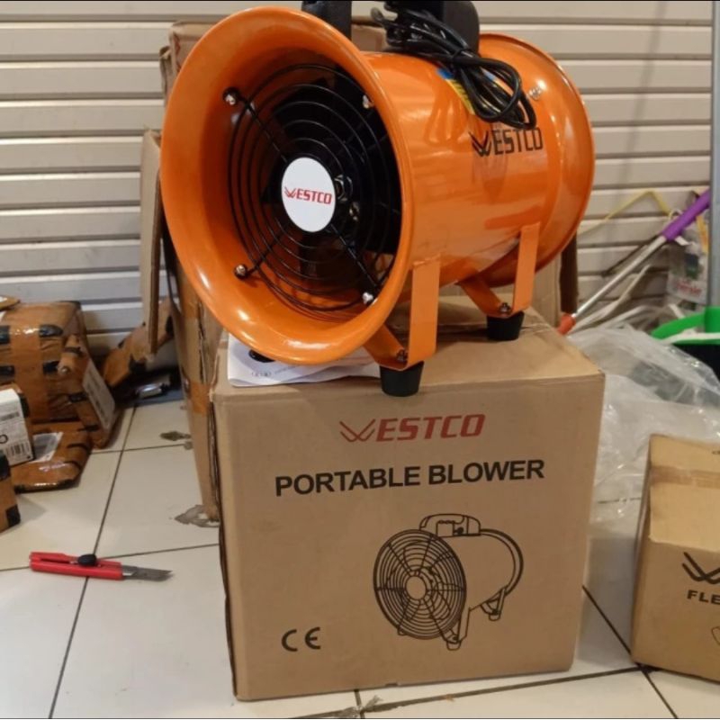 Blower 8" ventilator portable westco- kipas ventilator