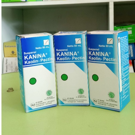 Kanina Suspensi 60ml - Kanina Kaolin Pectin Sirup Obat Diare/Mencret/Muntaber Anak