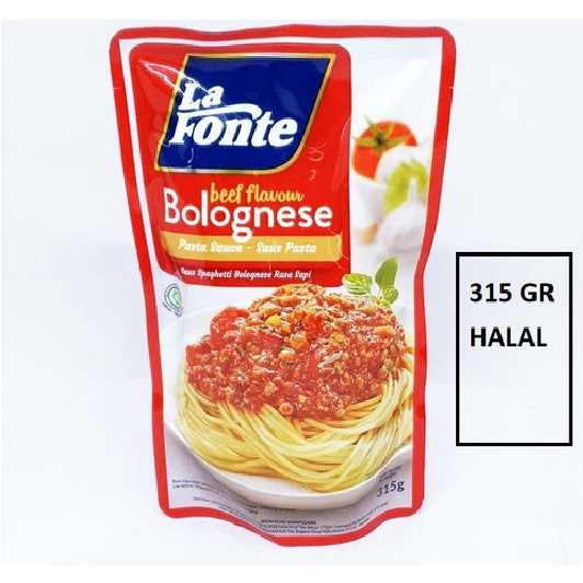

La Fonte Saus Pasta Bolognese Sapi 315 gr - Lafonte Saus Bolognese 315 gr