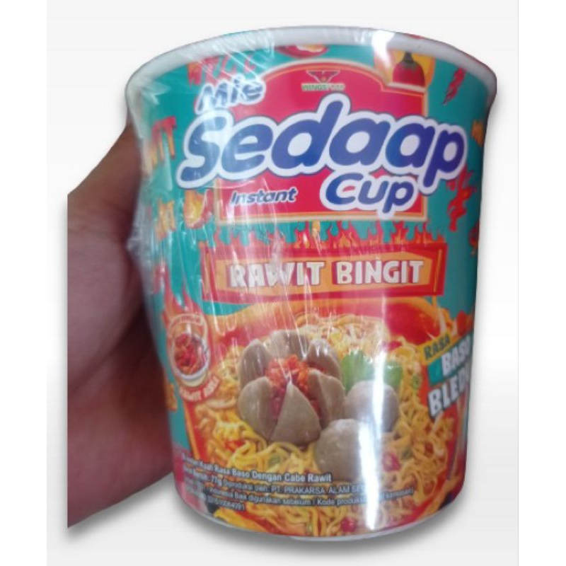 mie sedap cup rawit bingit