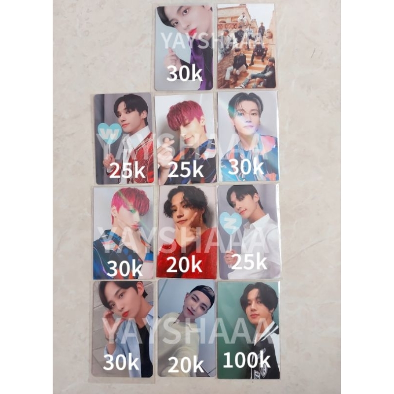 [READY] Photocard ATEEZ choi san jongho hongjoong seonghwa mingi wooyoung yunho yeosang bene pob fev