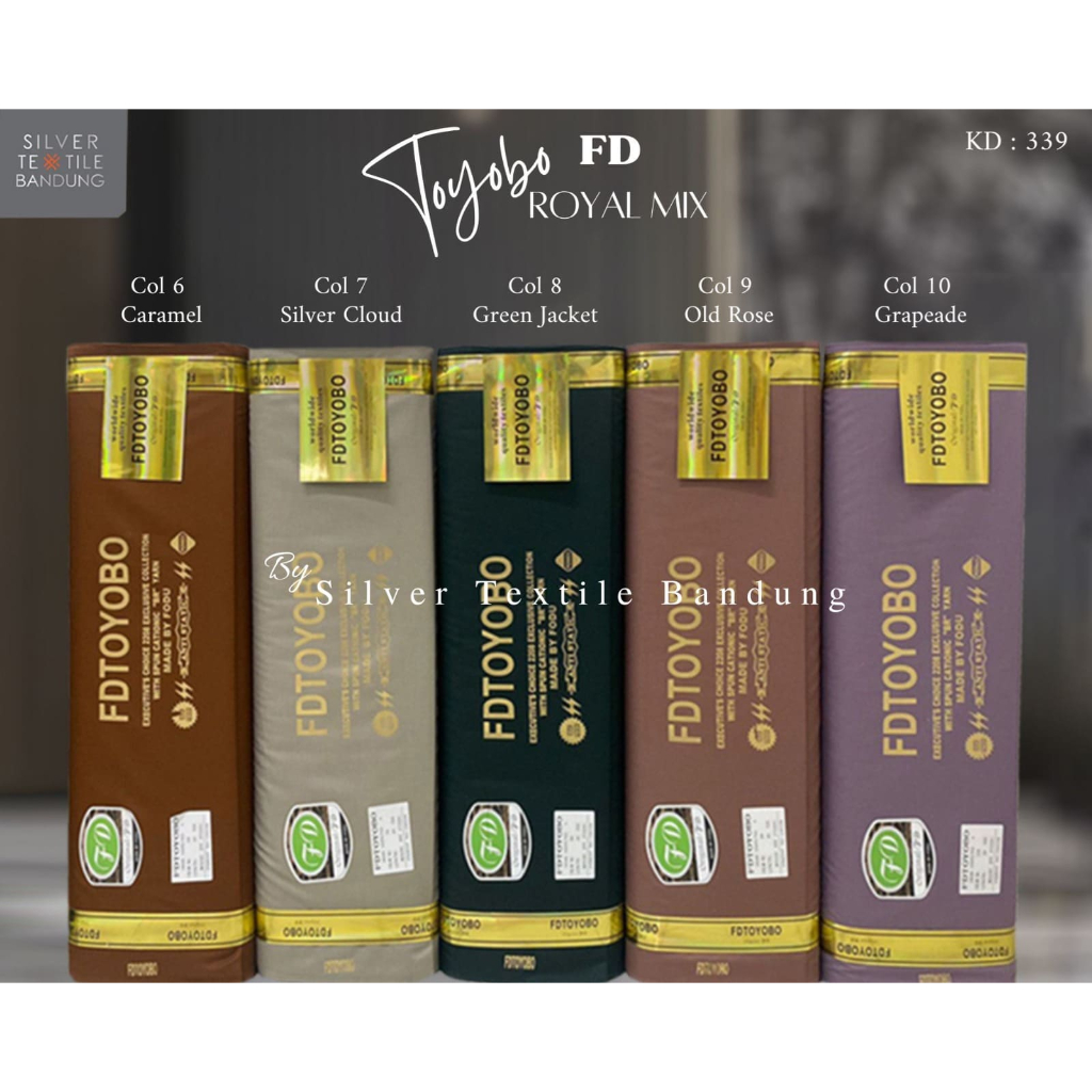Toyobo Royal Mix FD 339          Minimal pembelian 1 Roll