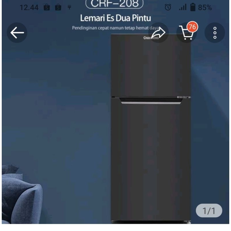 kulkas changhong CRF-208