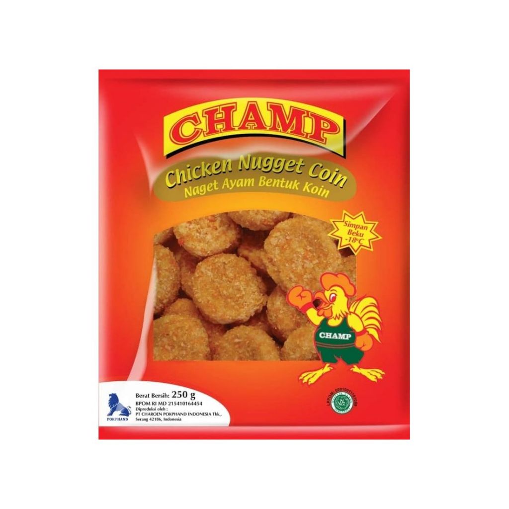 

CHAMP CHICKEN NUGGET COIN 200GR