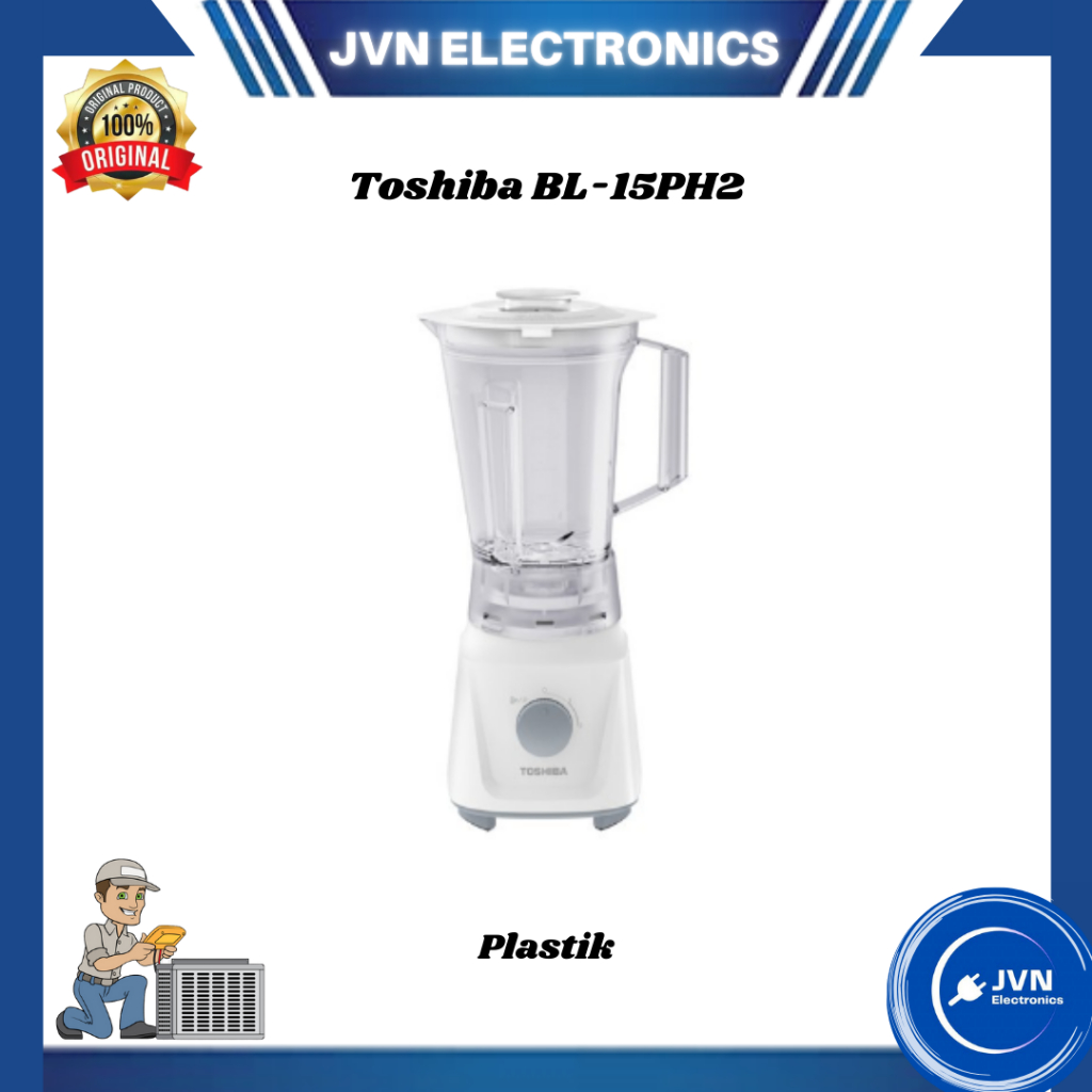 Blender Toshiba BL-15PH2 (1.5 Liter) Plastik