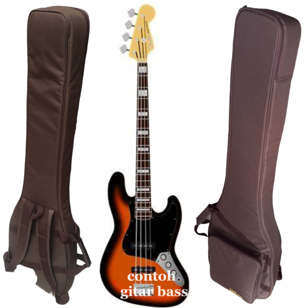 Gigbag Bass Tas Gitar Bas Tas Bass tas bass elektrik softcase bass tas gitar bass elektri softcase b