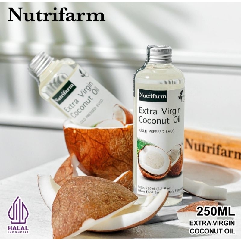 

VCO Extra Virgin Coconut Oil 250ml Nutrifarm