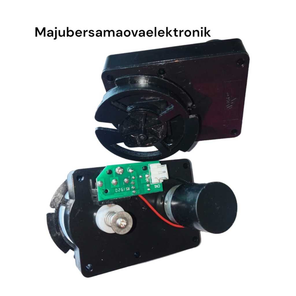 DINAMO PEMUTAR DC 24V - 25RPM GEARBOX RPM LAMBAT TORSI 20KG/CM Original