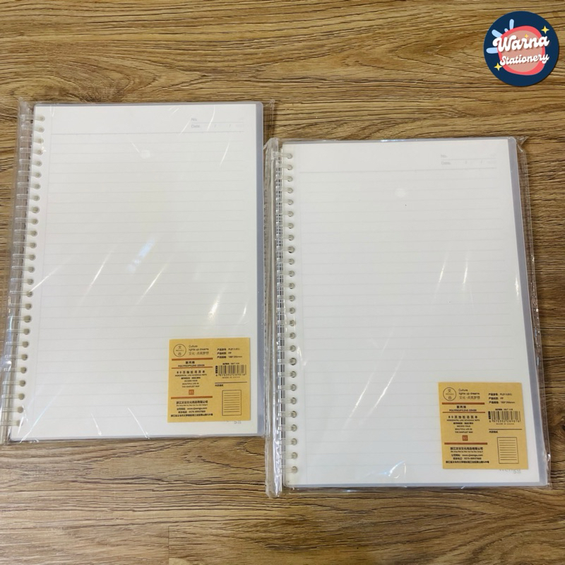 

BUKU SPIRAL/BINDER B5 SLIDE PL013 CLEAR/TRANSPARAN