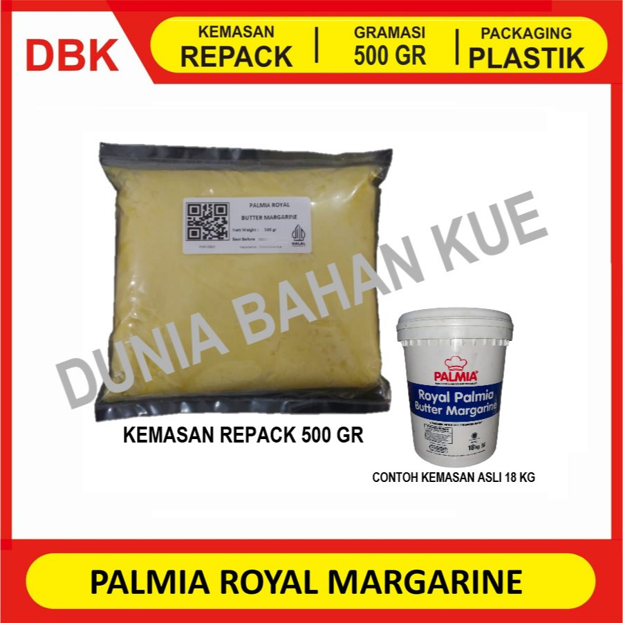 

PALMIA ROYAL BUTTER MARGARINE / MENTEGA MARGARIN PALMIA - REPACK 500 GR