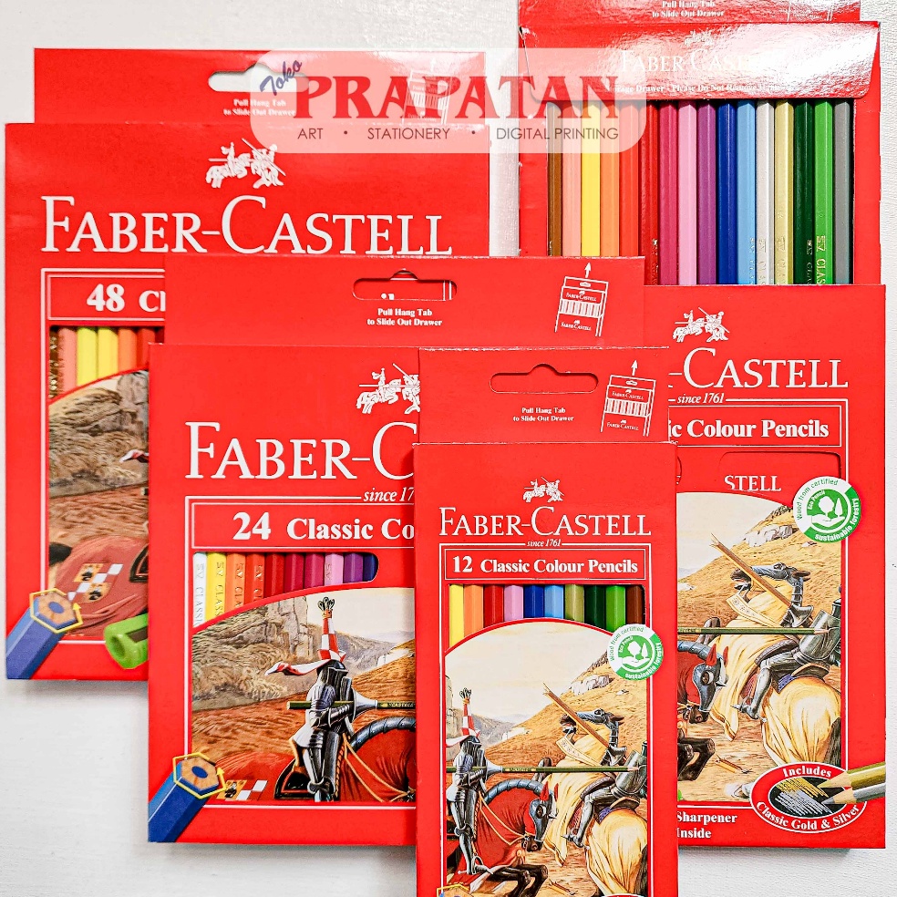 

KODE Q37S Pensil Warna Faber Castell Classic Color Pencil