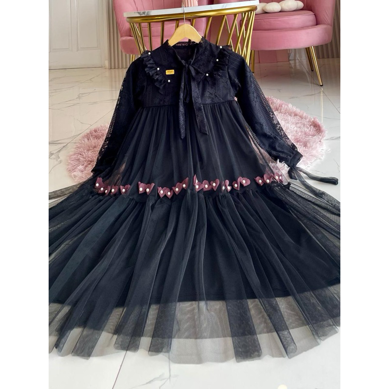 PAKET HEMAT CILA GAMIS BRUKAT ANAK PEREMPUAN TERBARU // GAMIS ANAK MEWAH 3 -17 TAHUN