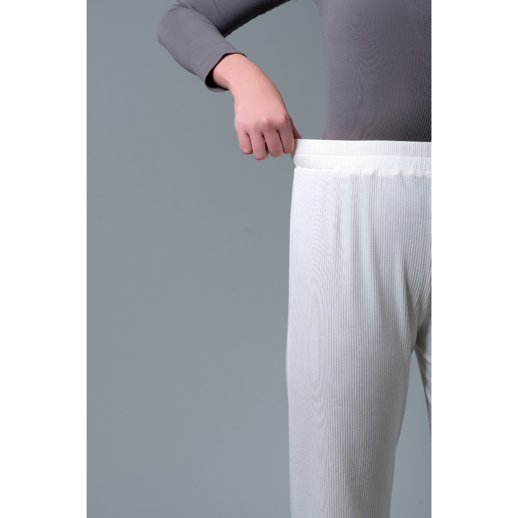 ZM X Meccanism - Rira Pants Broken White - Celana Panjang Wanita