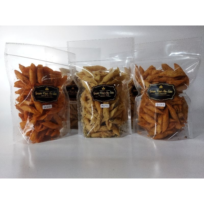 

snack viral / enak renyah gurih/ murah / lumpia kriuk aneka rasa 200gr