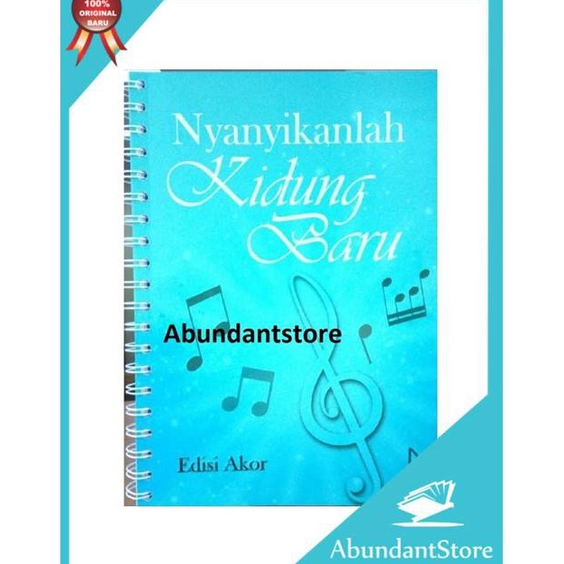 Buku Nyanyikanlah Kidung Baru edisi Akord  NKB Akord