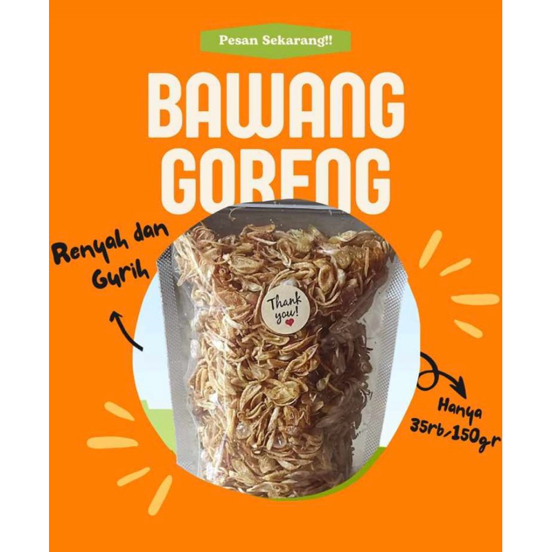 

Bawang Goreng Sumenep Asli