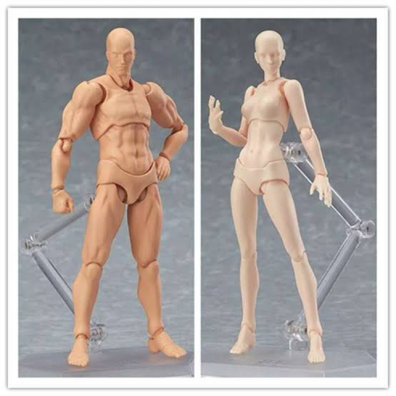 Action Figure body kun dan body chan set