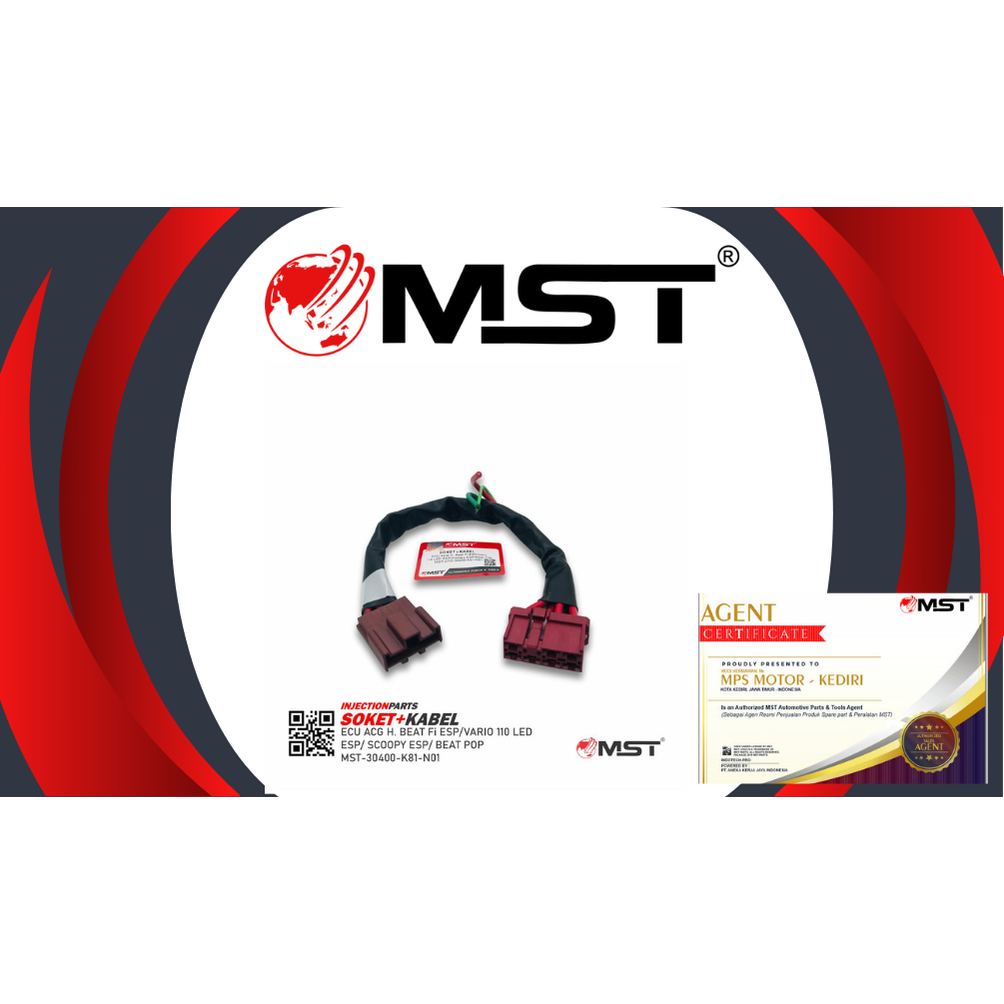 SOKET-KABEL ECU ACG BEAT ESP-SCOOPY ESP LAMA MST