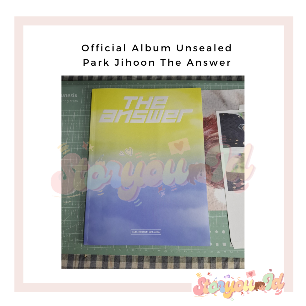 [Unsealed] Park Jihoon Album Only The Answer Day Night Version