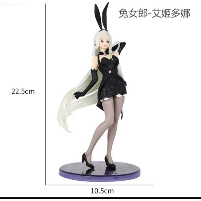 figure anime echidna bunny berdiri