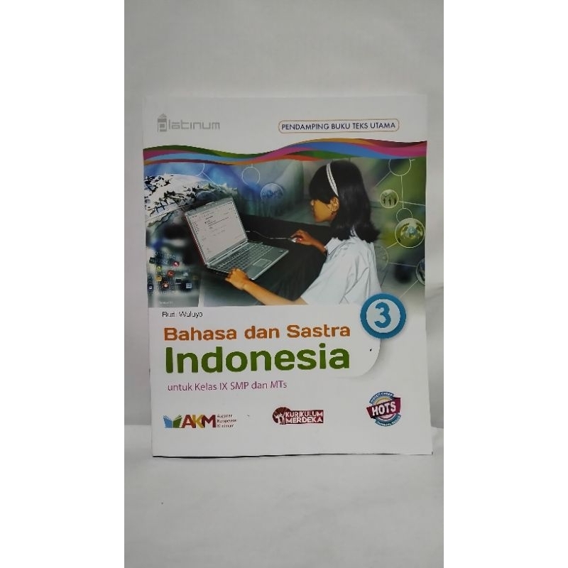Buku Bhs Indonesia SMP 3 ksp (kurikulum merdeka) Tiga serangkai