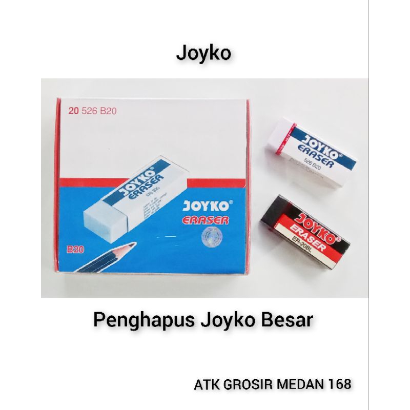 

Eraser / Penghapus Joyko Besar / box ( 20 pcs )