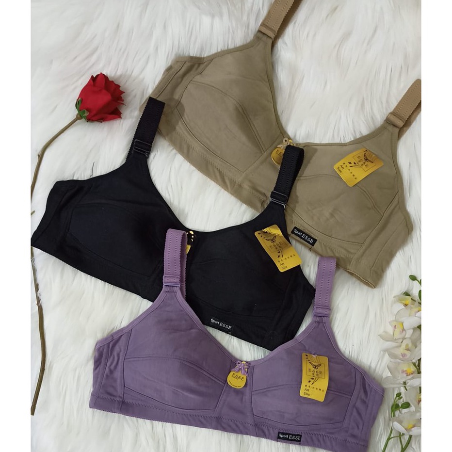 Diskon ESSE  BRA Busa Tipis Tanpa Kawat JUMBO  BH WANITA  399