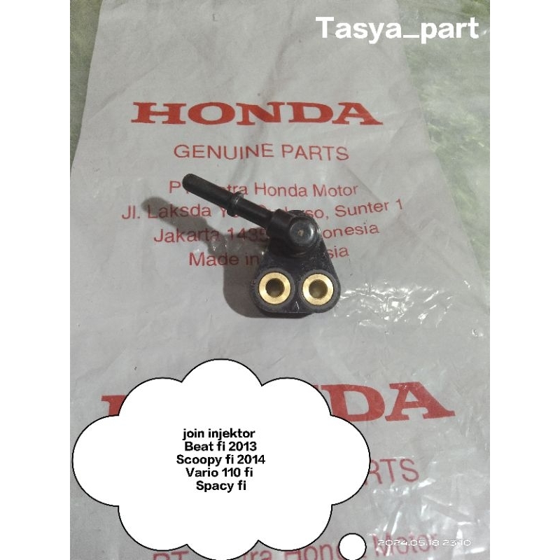 cangklong injektor/ join injektor rumah injektor Honda beat fi/Scoopy fi/Spacey fi 2013-2014 kode (K