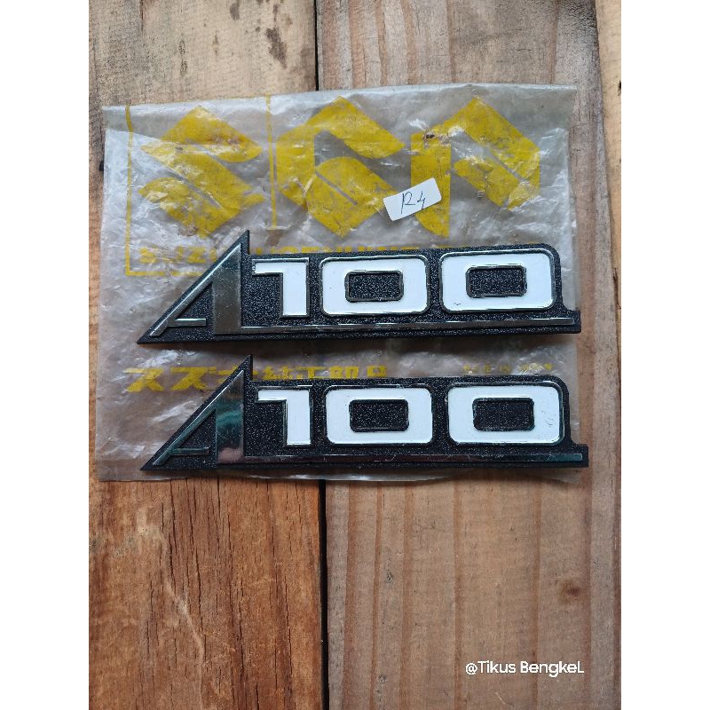 Emblem Logo Box Aki Cover Side Suzuki A100 A 100 Original