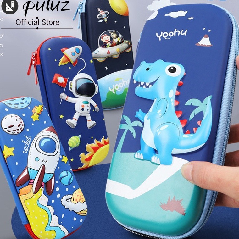 

Ready Stock PuluzKotak alat tulis 3D kartun kotak pensil multifungsi hadiah anakanak untuk anak lakilaki dan perempuan tas pensil kapasitas besar grosir