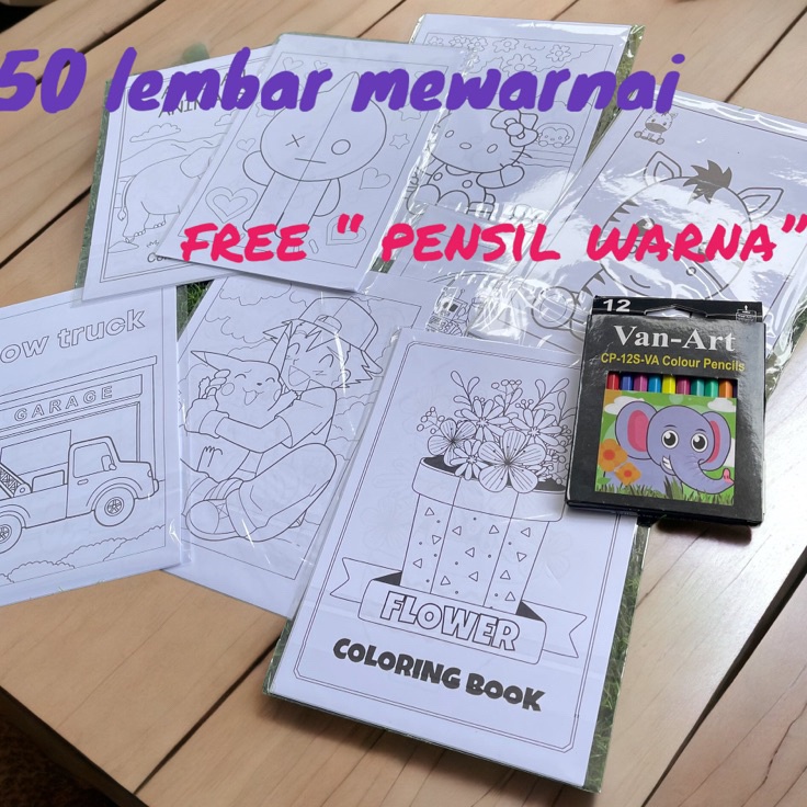 

Get It Now 5 lembar mewarnai free pensil warna