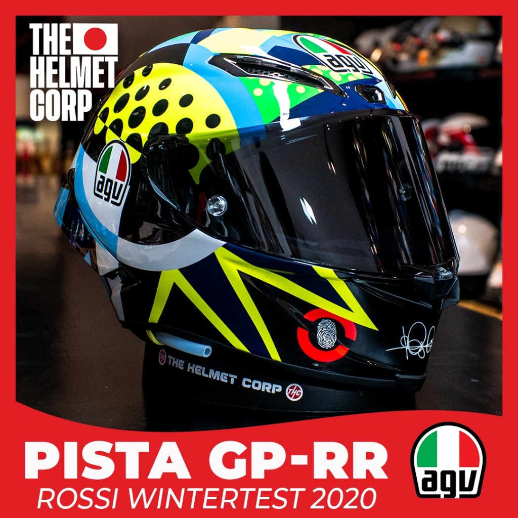 AGV PISTA GPRR ROSSI WINTERTEST 2020 FULLFACE HELMET