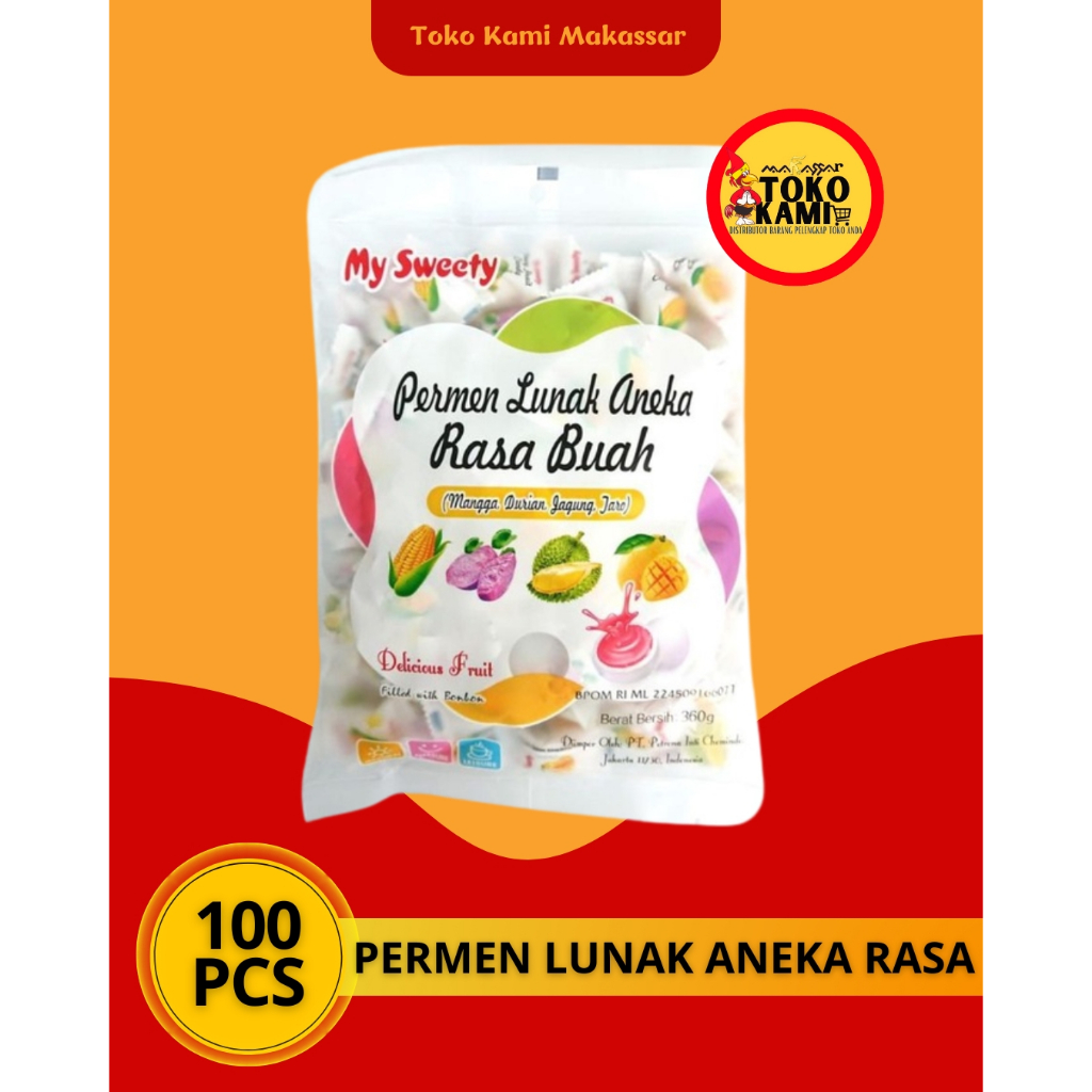 

My Sweety Permen Lunak Aneka Rasa Buah (100pc@3.6gr)