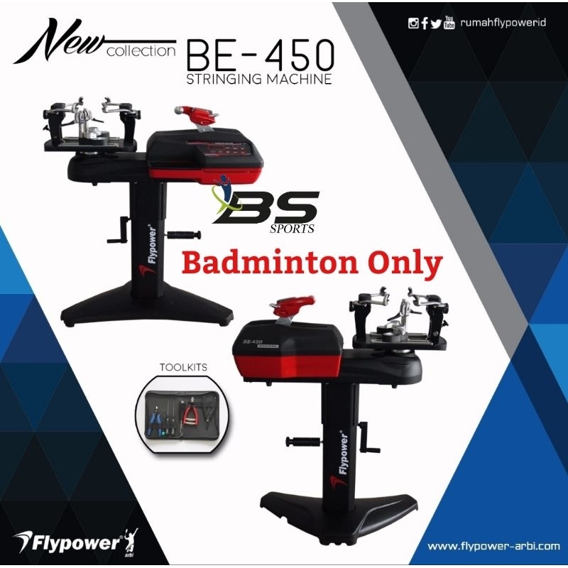 MESIN SENAR / STRINGING MACHINE FLYPOWER BE450 BE 450 ORIGINAL