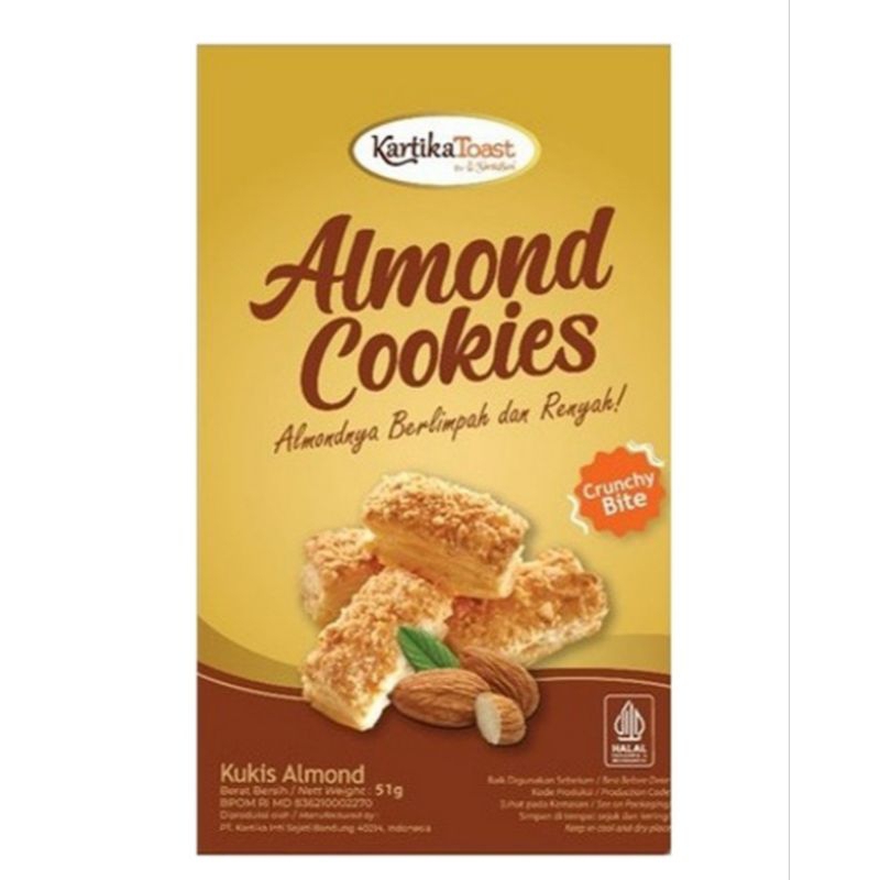

Kartika Toast Almond Cookies 51 g