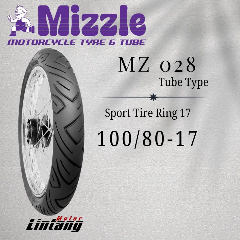 Ban motor ring 17 MIZZLE  Tubetype (ban dalam) MZ 028 100/80-17