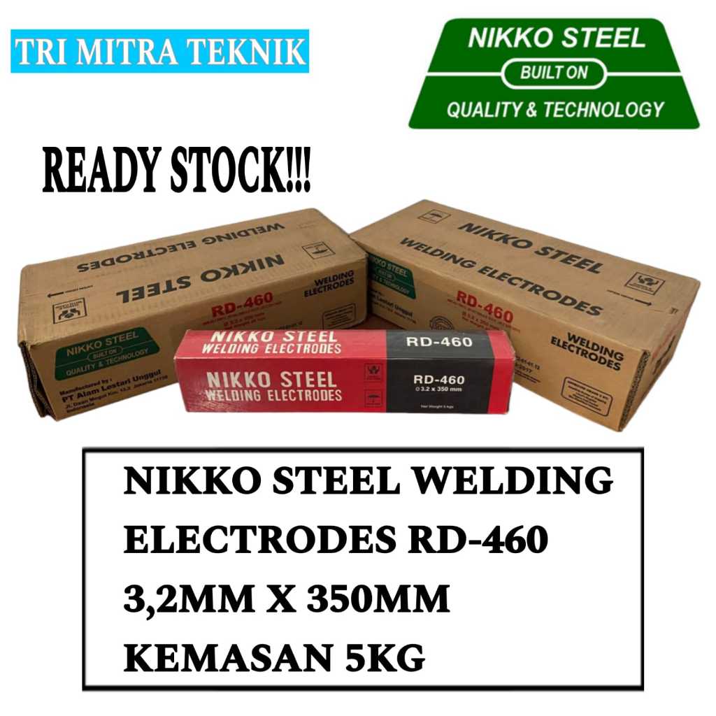 kawat Las Nikko RD460 3.2MM (5kg) / RD 460 3.2 MM