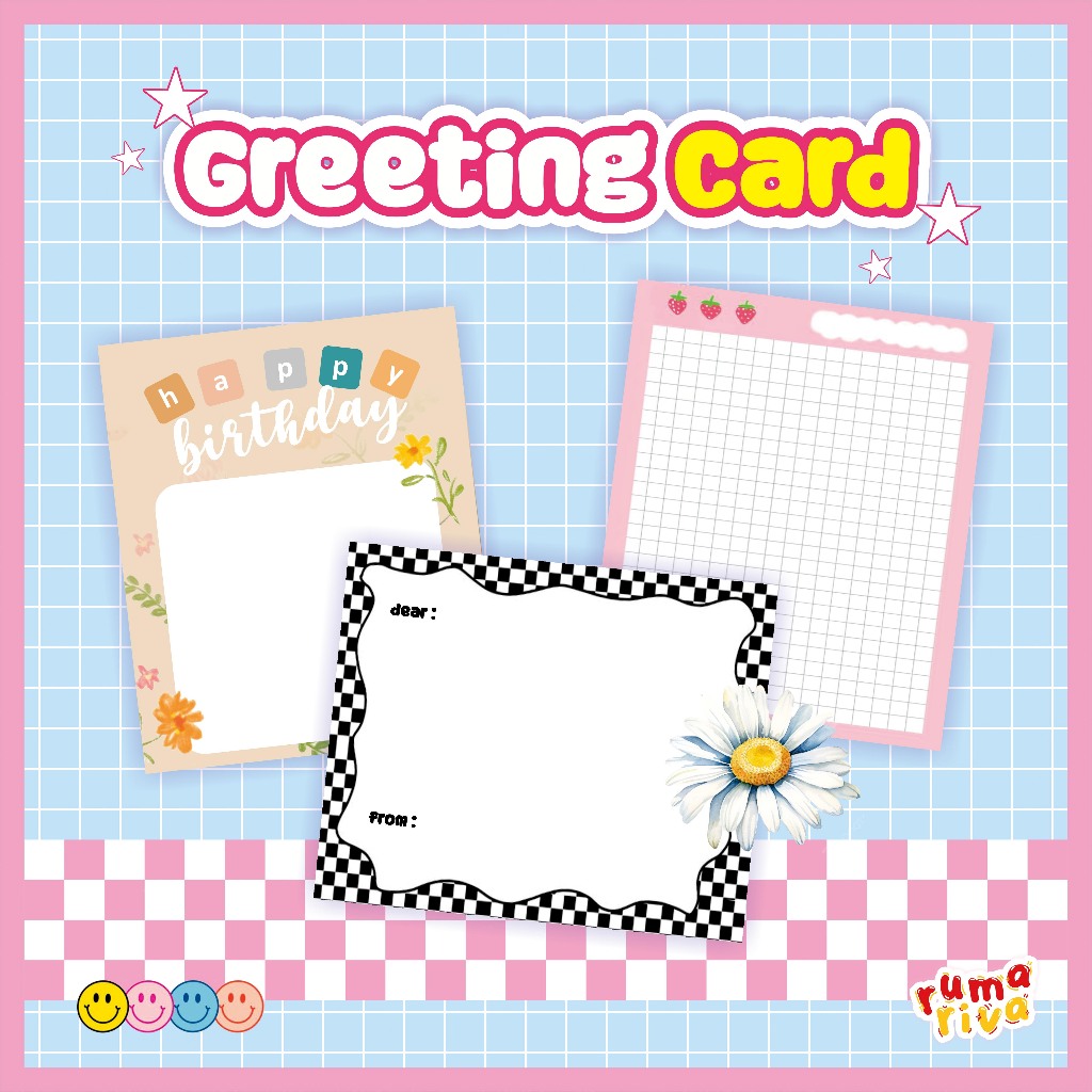 

KARTU UCAPAN ◽ GREETING CARD ◽ KARTU KOSONG ◽ BLANK CARD ◽ GIFT CARD
