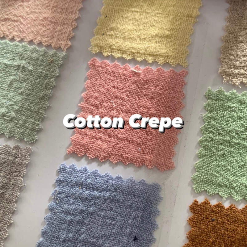 Bahan Kain Cotton Crepe Grosir Termurah