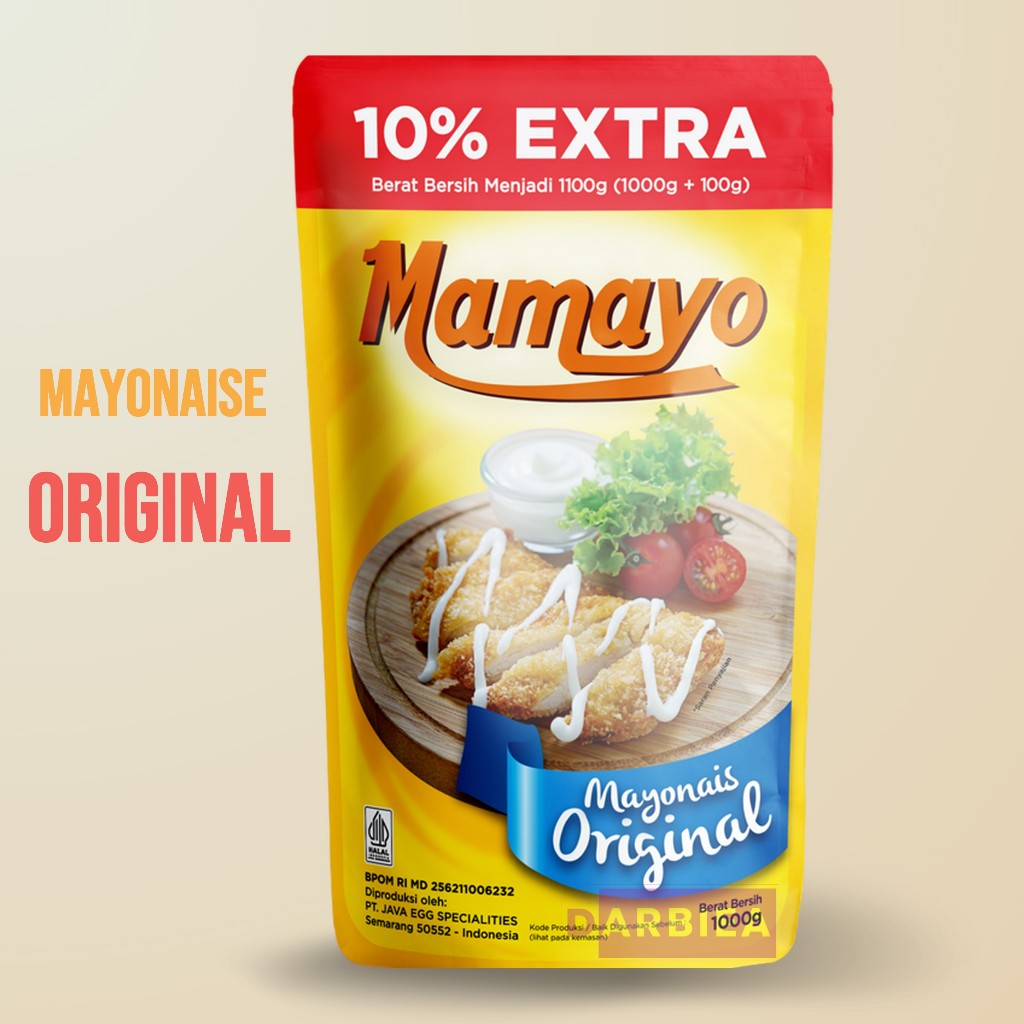 

Mamayo Mayonaise Original 1kg Pouch