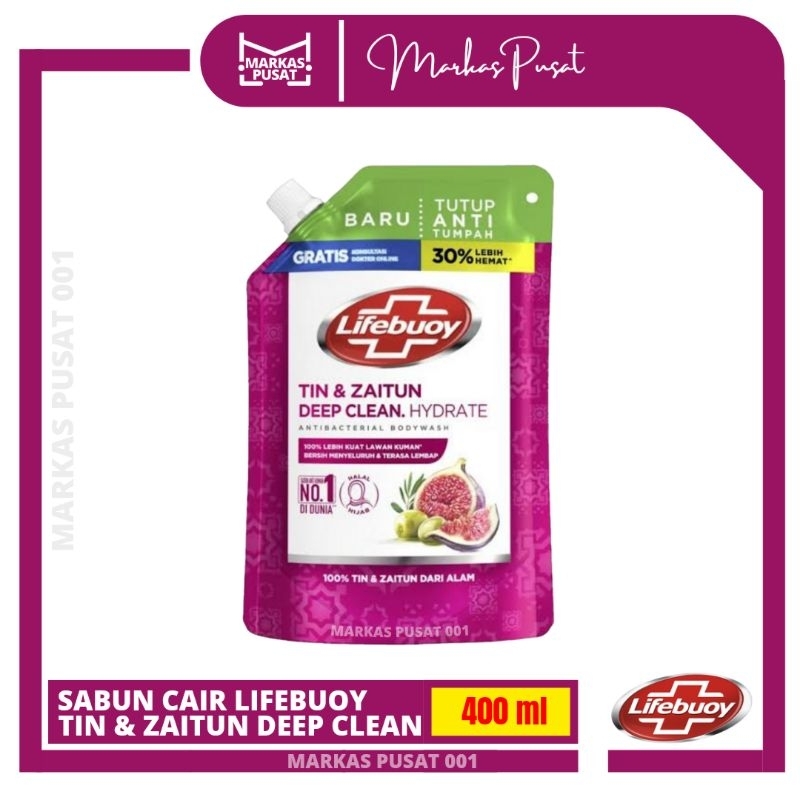 Lifebuoy sabun cair 400ml kemasan praktis sabun cair lifebuoy 400ml