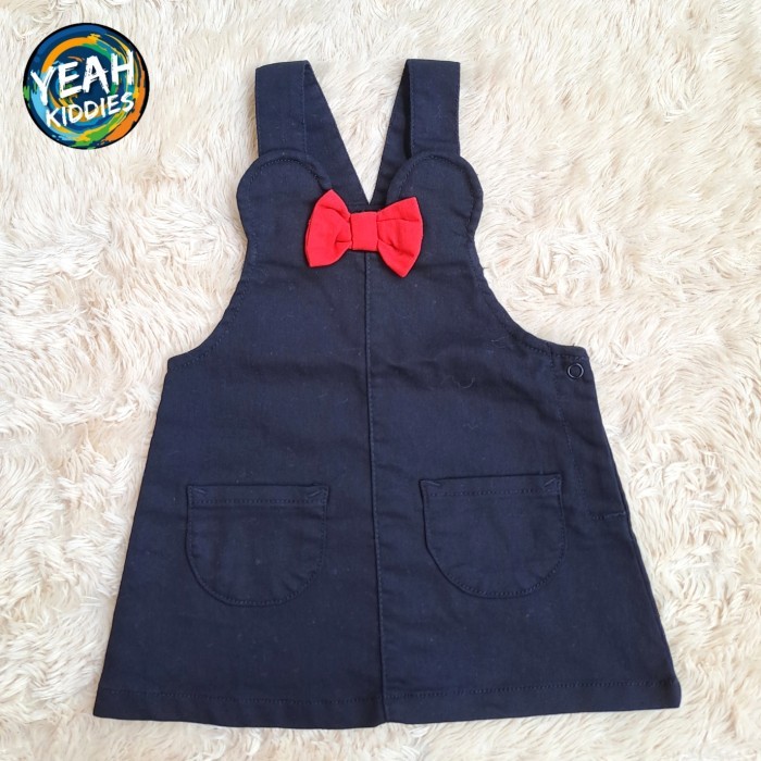 OVERALL DRESS HnM BABY ANAK BAYI CEWEK PEREMPUAN SIZE 4 6 9 12 BULAN