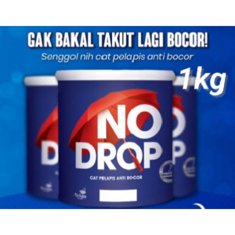 No drop 1kg waterproofing cat tembok interior dan exterior