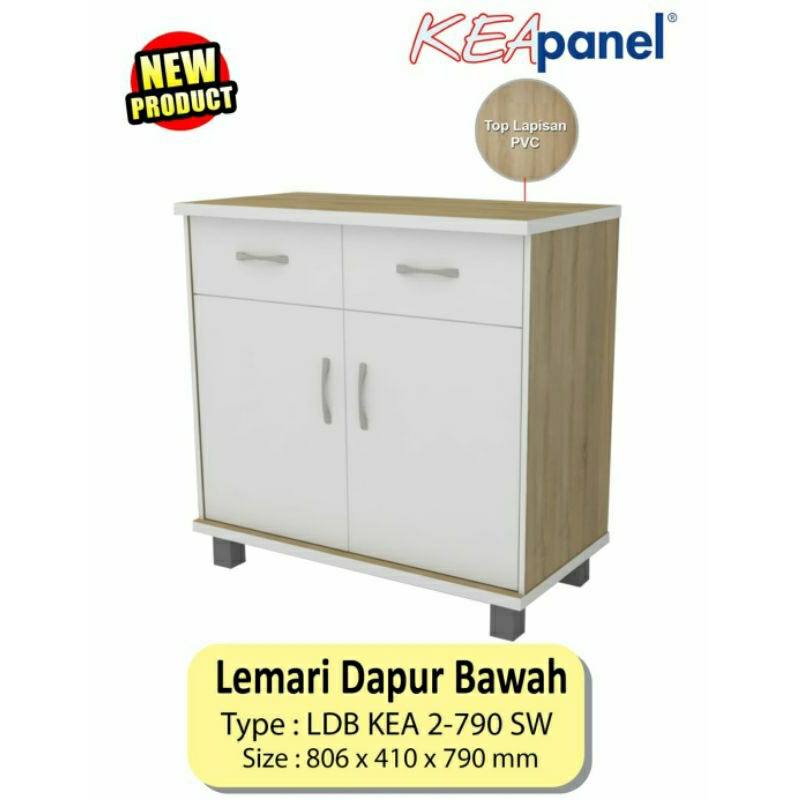 lemari dapur bagian bawah 2 pintu