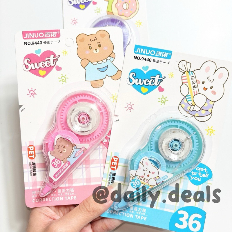 

CORRECTION TAPE SWEET / TIP X KERTAS SWEET / TIP X KERTAS VIRAL LUCU / TIP X KERTAS MURAH LUCU