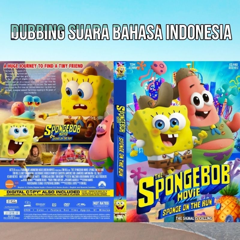 KASET FILM THE SPONGEBOB MOVIE SPONGE ON THE RUN - KASET VIDEO HD ORIGINAL FILM SPONGEBOB MOVIE TERB